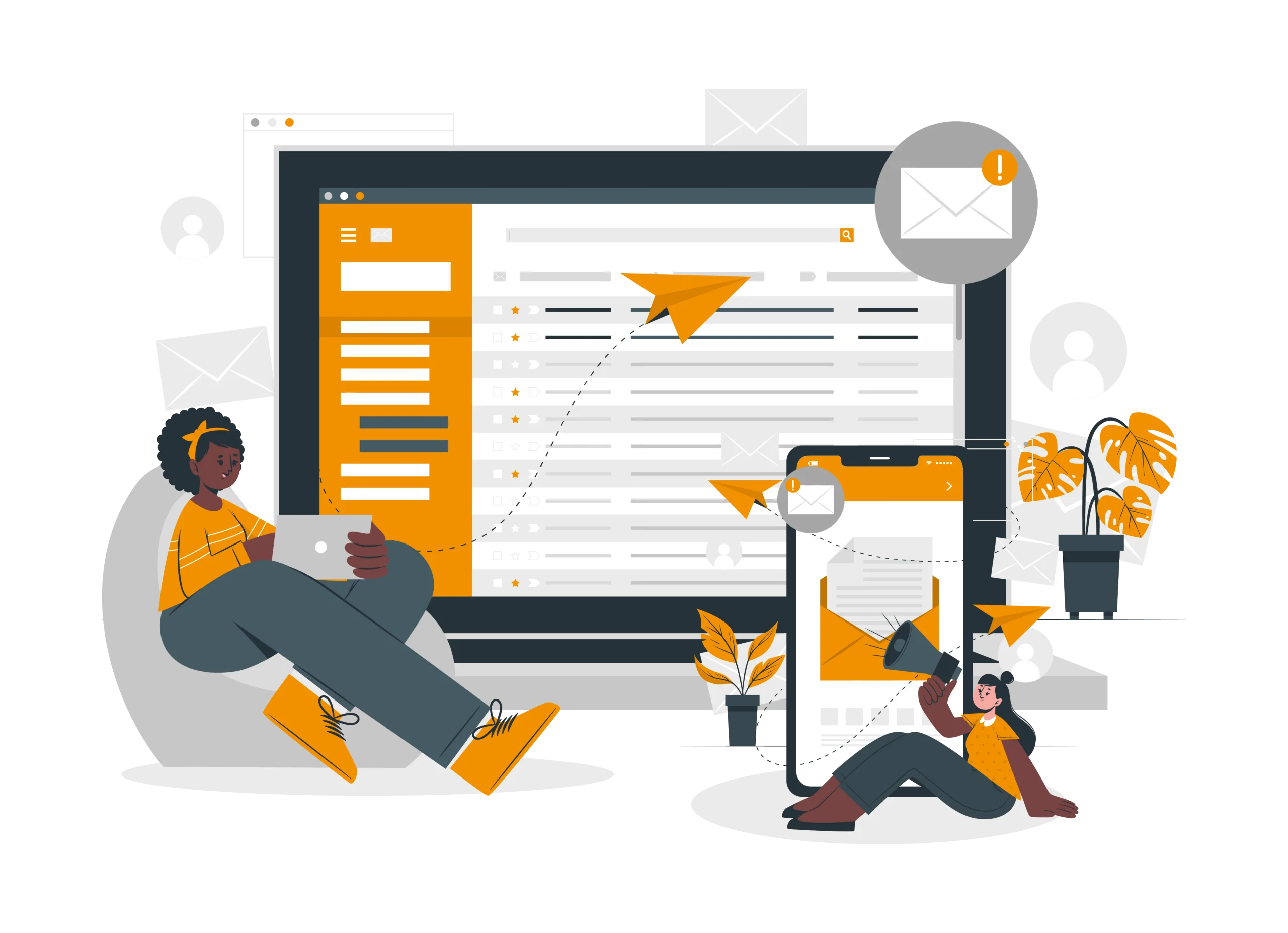 E mail marketing shadow